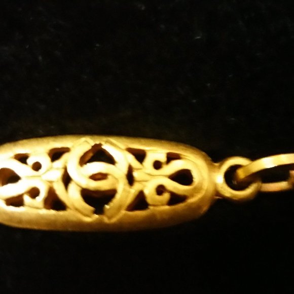 Vintage Chanel Oval link Chain 38.5" - Picture 3 of 6